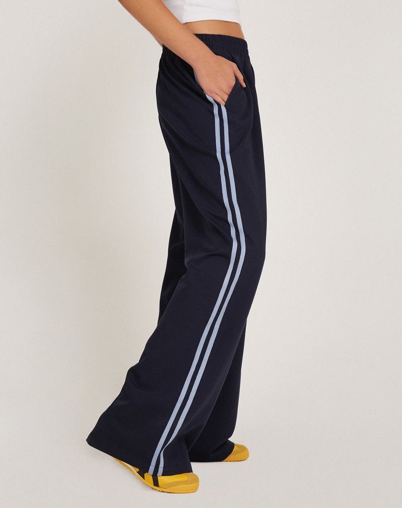 Motel Rocks Bennett Trouser Naisten Jogger Housut Laivastonsininen | YAC3613RO